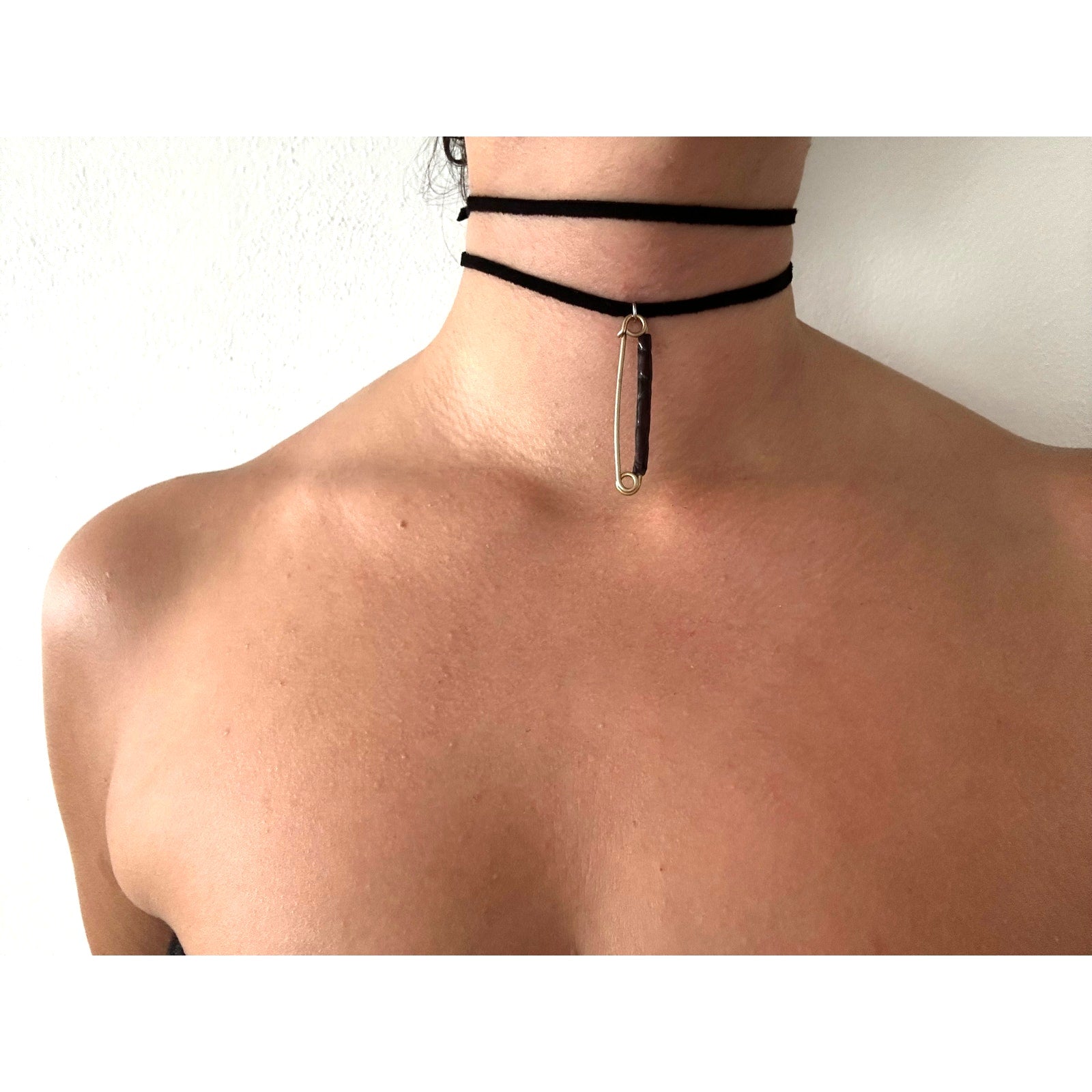 Safety pin Necklace